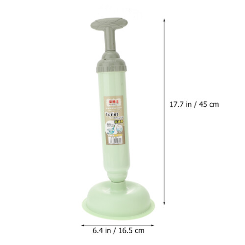 1Badkamer Plunger Met Houder Groen Rubber Ontstopper 1