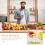 1Set Stijl Hangende Fruitmand Met Frame Wit 6