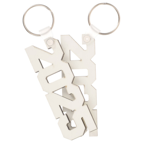 2St Hittebestendige Blank Sleutelhanger DIY Cadeau
