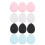 12St Compacte Make-Up Pads, Poederpuffs Voor Foundation En Crème 7