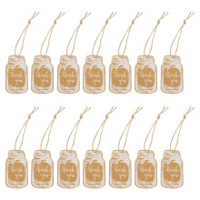 100 papieren labels, flessenvormige hangers voor DIY cadeaus