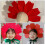 1Rode Bloemhoofdband Voor , Feestelijk Haaraccessoire 3