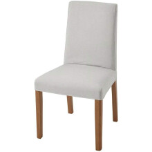 IKEA BERGMUND Chair-oak effect/Ramna light grey