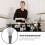 1Set Drum Brush Set Van Roestvrijstaal Met Handvat Ring 1