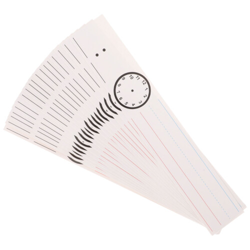 Witte Paper Learning Sentence Strips Voor Kinderen Schrijfhulp