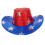 Light weight Breathable Denims Hat Western Spliced Sequins Hat 1