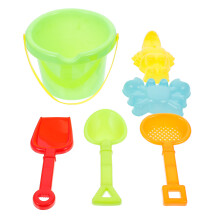 1Set Kids Beach Toys Plastic Zandscheppen Strand Speelset Kleurrijk