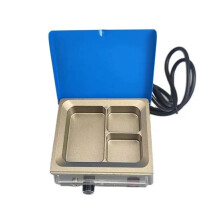 Professional Lab Wax Pot 300W Thermoregulation 30-130 Three-Slot Melting Device EU Plug