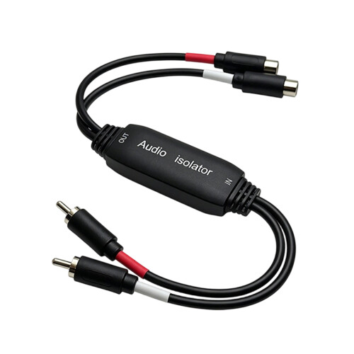 RCAs Ground Loopping Isolators Removes Statics-double head