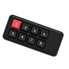 Wireless 8 Key Mechanical Macro Pad For PC And Laptop With-C