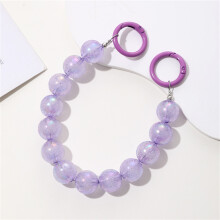 (1) Colorful Beaded Keychain Bracelet Gift