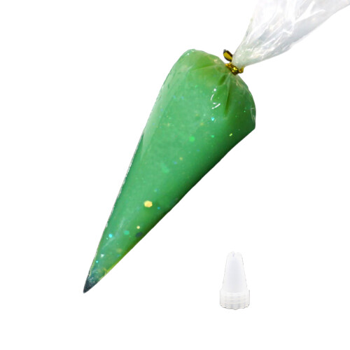 Crystal Effect Cream Glues 50g Practical Sparkling-Matcha green