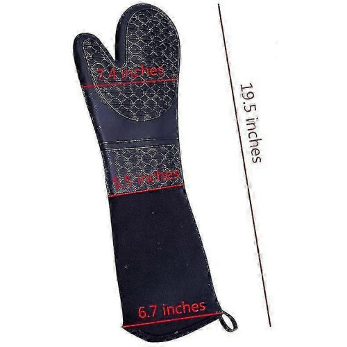 Extra lange, robuste Ofenhandschuhe in Gewerbequalität, 2er-Pack 1