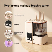 Elektrische Make- Borstel Cleaner Machine Automatische Draaien Make- Borstel Cleaner met 3000mAh voor Alle Maten Make- Borstel A