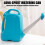 Lightweight Practical Gardening Watering Can With-2.5L 8