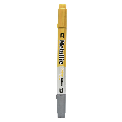 Gold- und Silber-Metallic-Pinselmarker, doppelseitiger-6 Stöcke 1