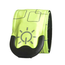 LED-lichtgevende hardlooparmband voor 's nachts, oplaadbare lichtgevende band, groen
