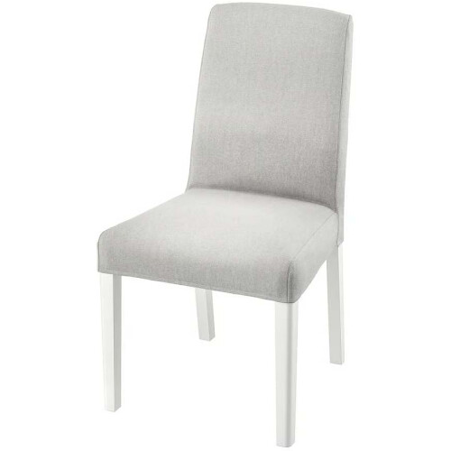IKEA BERGMUND Chair-white/Ramna light grey