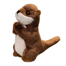 Niedliches betendes Seeotter-Plüschtier für Kinder, leichtes und superweiches Kuscheltier, Geschenk zum Geburtstag oder zu Weihnachten