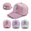 Kinder-Baseballkappe mit glitzerndem Herz-Design,-Lila 8