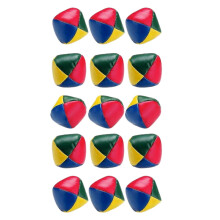 10er-Pack Jonglierbälle für Anfänger, Mini-Jonglierbälle in Profiqualität für Anfänger, Zirkus-PU-Lederbälle für Kinder und