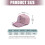 Kinder-Baseballkappe mit glitzerndem Herz-Design,-Lila 4
