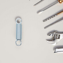 Hochleistungsfeder für Hängematten, Schaukelstühle und Outdoor-Anwendungen (1 Set) – Verlängerungsfeder für Verandaschaukeln, Aufhängu