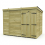 11 x 7 Pent Shed Tanalised (Double Door, No Windows) 2