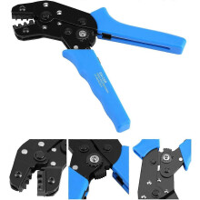 SN-28B Professionelles Crimp- und Schneidwerkzeug, kompatibel mit JST SM- und Dupont-Stifthülsen-Ratschen-Kabelanschluss-Crimpwerkzeug