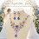 (C) Wedding Rhinestone Jewelry Set 2