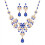 (C) Wedding Rhinestone Jewelry Set 6