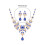 (C) Wedding Rhinestone Jewelry Set 7