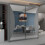 Modern Sliding Wardrobe With Mirror Doors Bedroom Storage 203cm Grey 1