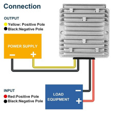 36V/48V Step Down to 12V 20A 240W Converter Regulator Power Supply Module Buck Transformer, Waterproof