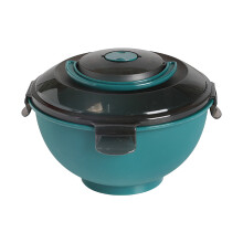 (Green) Microwave-Safe Ramen Bowl with Lid for Home & Office