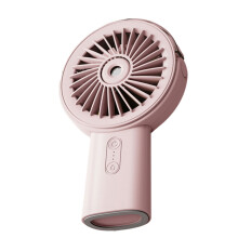 3 Adjustment Speed Rechargeable Power Banks Misters Fan-Pink