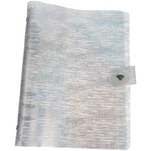 1X Witte A5 Map PVC Beschermhoes Voor Documenten En Notities