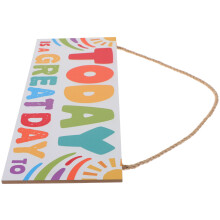 Wandbord Motivatie Spreuk Multikleuren Woondecoratie