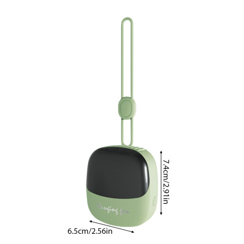 Adjustable Speed Hanging Neck Fan USB Rechargeable Digital-OF 1