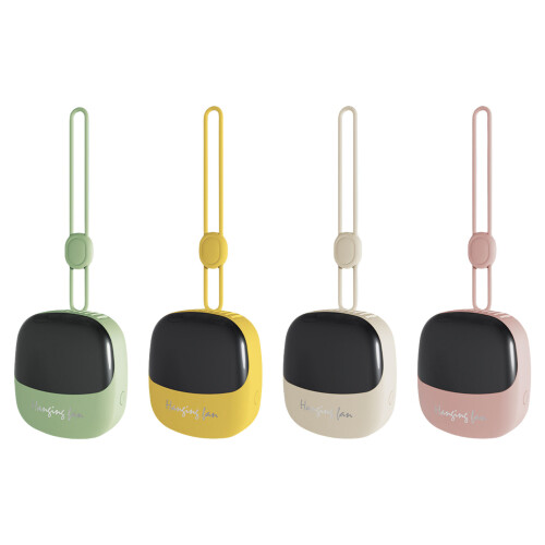 Adjustable Speed Hanging Neck Fan USB Rechargeable Digital-OF 2