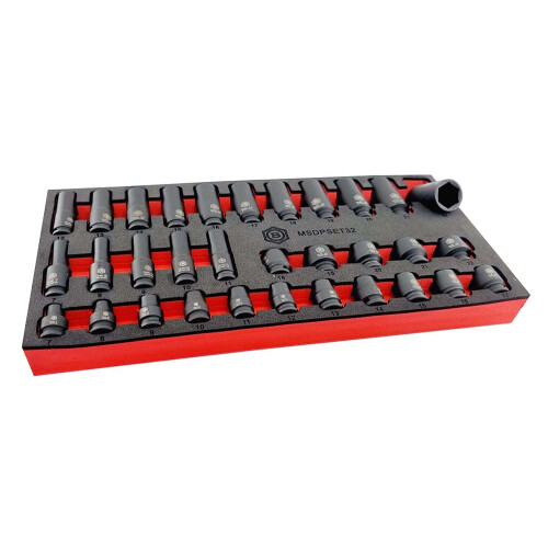 Britool Hallmark 32pc 3/8" Impact Socket Set 2