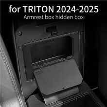 2X Armrest Hidden Storage Box for L200 Triton 2024 2025 Center Console Organizer Tray Accessories