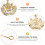1Creatieve Gouden Tiara Met Strassteen Accent 6