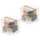 2Sets Haarclips Set Met Hartvormige Mini Knijpclips 6