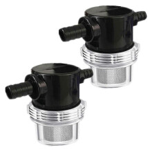 1/2 tommer vandpumpesi, til 3/8 tommer slangestuds, in-line si, til vandpumpe 12V jævnstrøm 80 PSI RV-campere