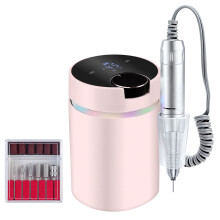 Multifunctional Nail Polishing Machine 45000RPM USB Power-Pink