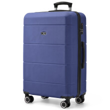 LUGG Jetset 28 Inch Large Suitcase Lightweight Hard Shell Luggage with TSA Lock Water-Resistant & ABS Spinner Suitcase, Midnight Blue