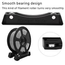 3D-printerfilamentspoleholder med lejedesign, monteringsbeslag, kompatibel med PLA/ABS/Nylon/Træ/TPU/Andet