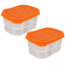 2St Rvs Bewaarboxen Voor Thuis, Stapelbare Voedselcontainers