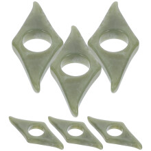 6St Draagbare Resin Boekhouder Met Duimring Voor Lezen Thuis En Buiten